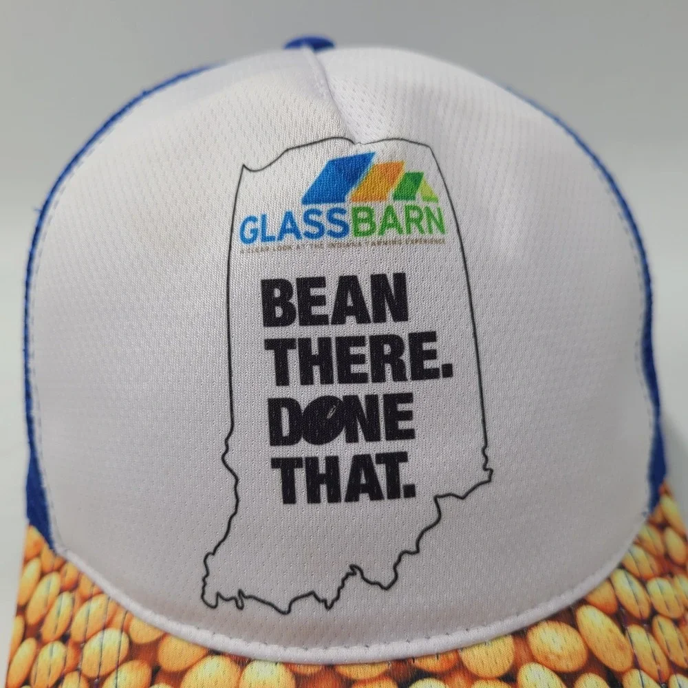 Glass Barn Bean There Done That Hat Snapback Trucker Mesh Soybeans‎ Indiana Farm